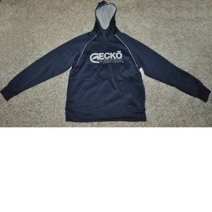 Mens Sweatshirt Ecko Blue Medium Long Sleeve Hooded Fleece Lined 2 Pkt Hoodie